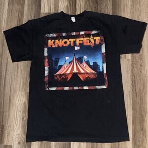 2017 Knotfest T-Shirt Black Medium 18x26 Rob Zombie Marilyn Manson